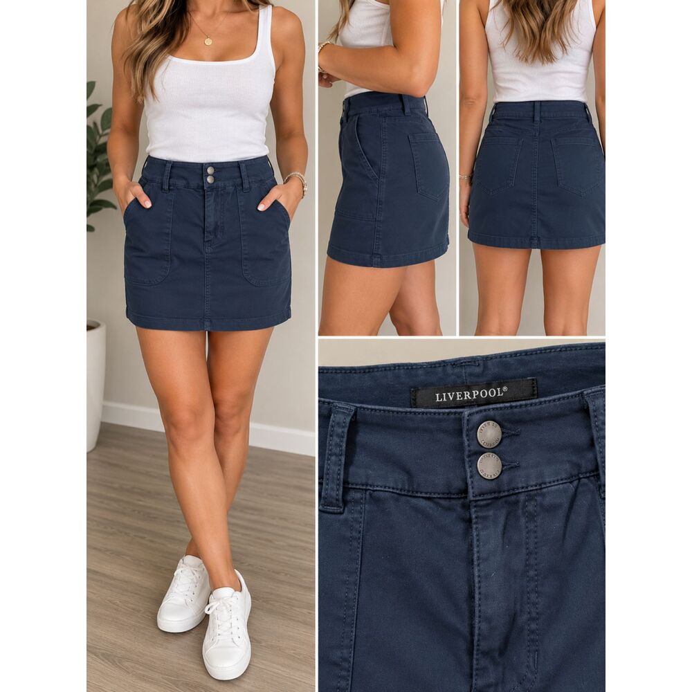 Liverpool Navy Skort
